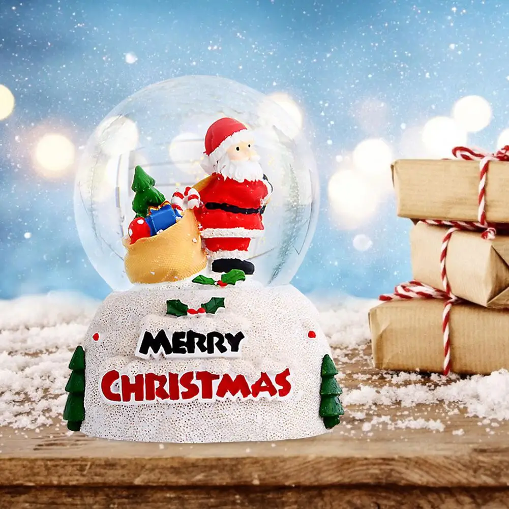 Дед Мороз Рождественский Снежный шар музыкальная шкатулка украшение для дома