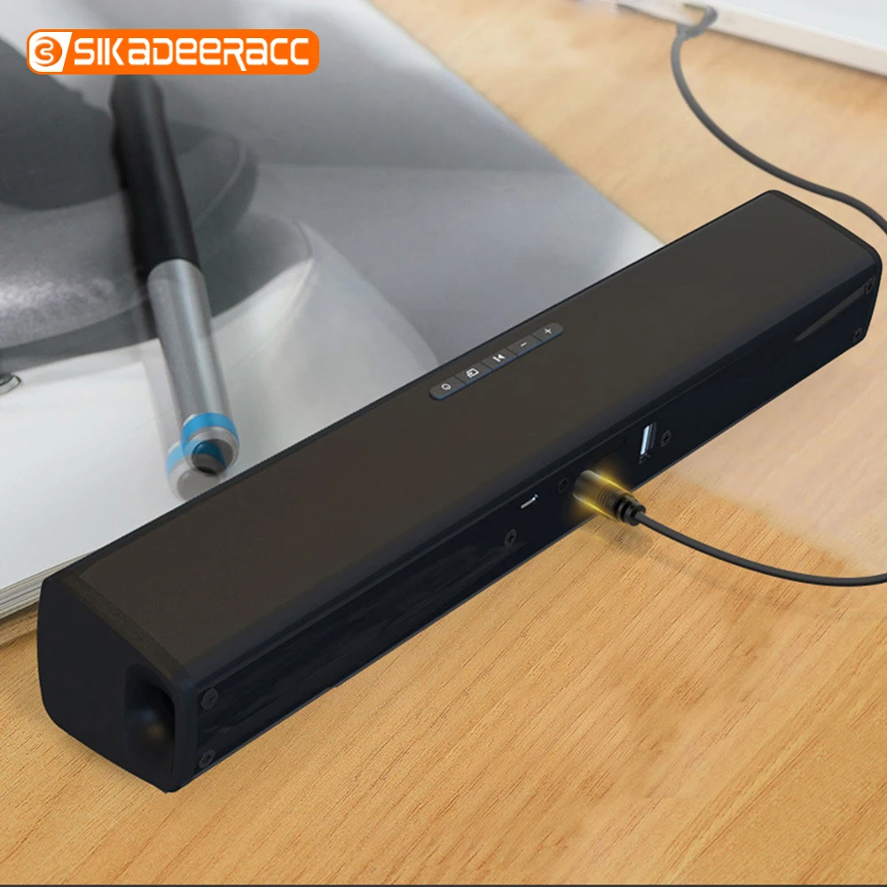 Bluetooth динамик портативный Громкий для конференций ТВ аудио звукового звука Blaster