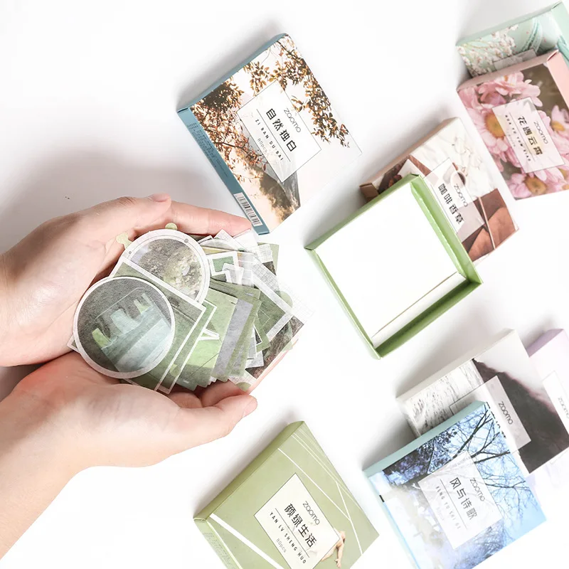 80 листов в упаковке милые Васи Стикеры каваи шаблон Скрапбукинг Бумага