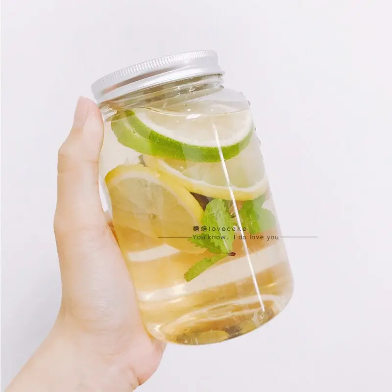 10 шт. 500 мл Пустые контейнеры для хранения чистая бутылка питомца термостойкая