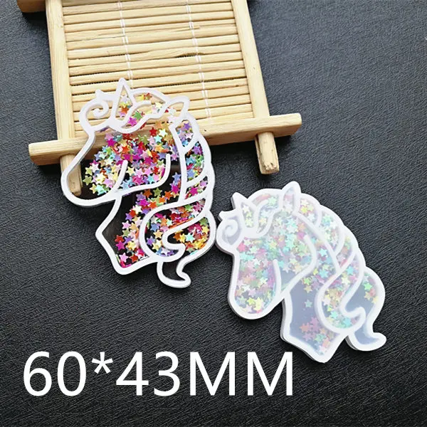 

Free shipping 60X43MM 2pcs cute cartoon resin shaker