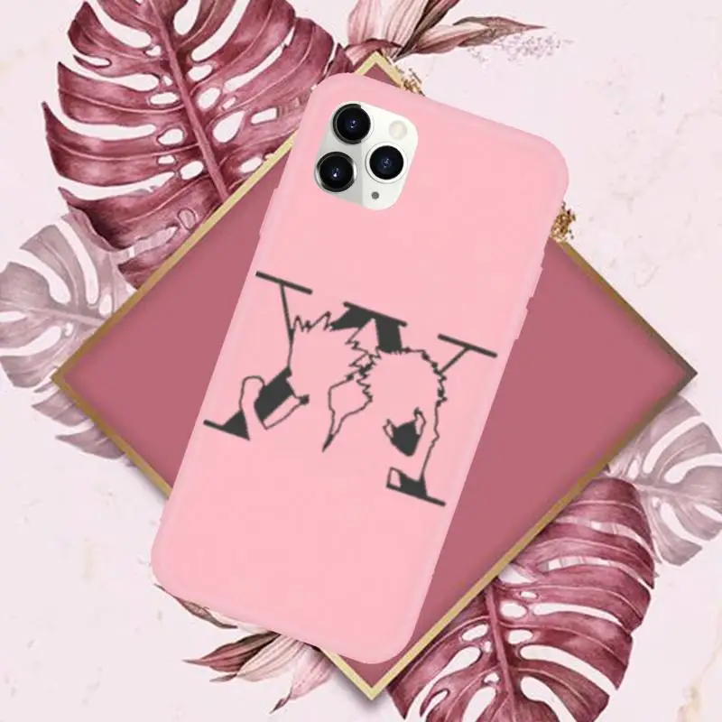 

Hunter x hunter Anime Phone Case Candy Color for iPhone 6 7 8 11 12 s mini pro X XS XR MAX Plus