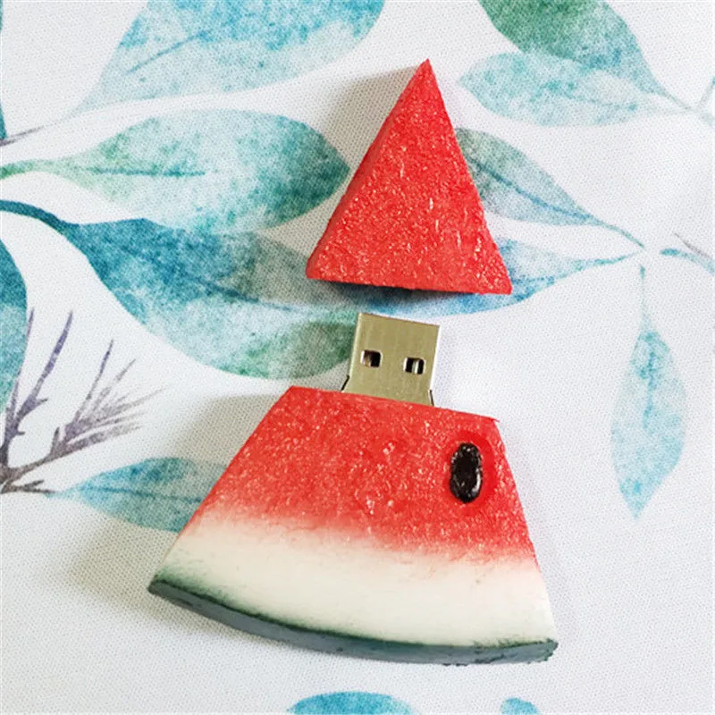 Арбузный USB флэш накопитель 64 ГБ 32 16 8 4 флеш карта памяти 2 0 диск Оптовая торговля