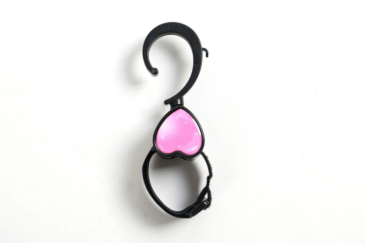 

Stroller hook universal cart hook accessories 360 degree rotating creative Velcro plastic hook stroller organizer accessories