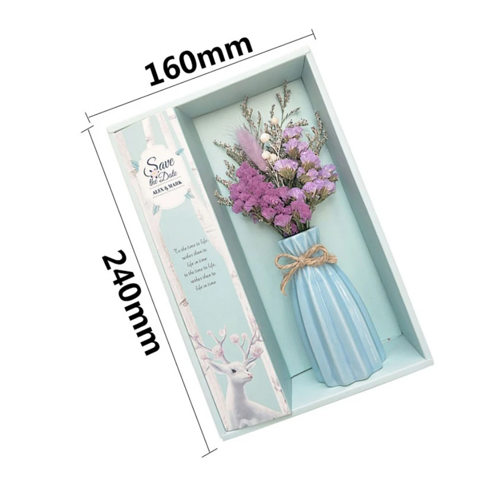 Набор сухих цветов с вазой ароматерапевтическая ваза набор украшений для дома