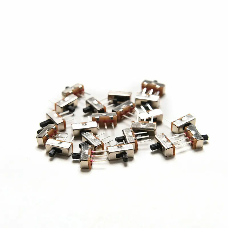 20шт SS12D00G4 прерыватель ВКЛ ВЫКЛ 3 Pin PCB панель вертикальный скользящий