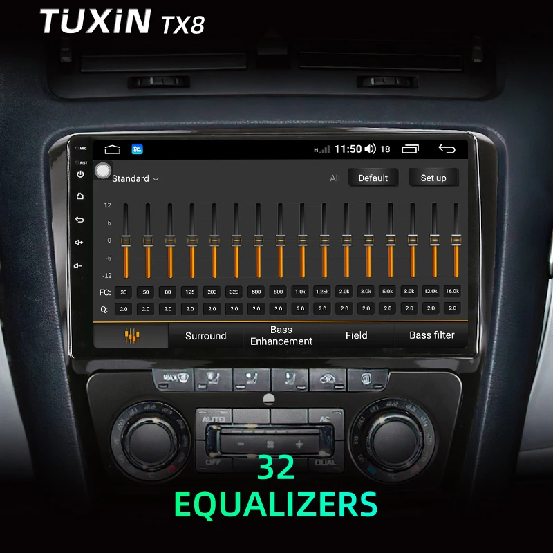 TUXIN 2 Din Android Car Radio For Skoda Octavia 2008-2013 8.1 Multimedia Video Player 10'' GPS Navigation No DVD | Автомобили и