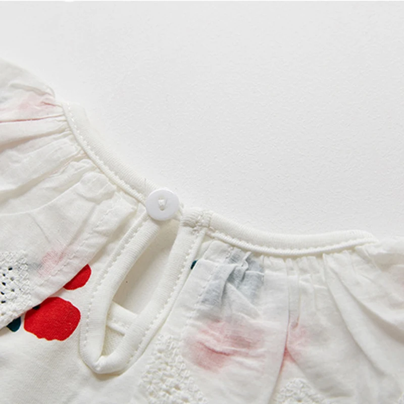 

0-3Yrs Newborn Baby 2020 Summer Romper Boys Girls Baby Clothes Cherry Print Cotton Baby Rompers Infant Baby Girls Jumpsuit