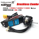 2808(3530) 1700KV 1400KV 1100KV Motor 40A ESC для радиоуправляемого самолета с неподвижным крылом