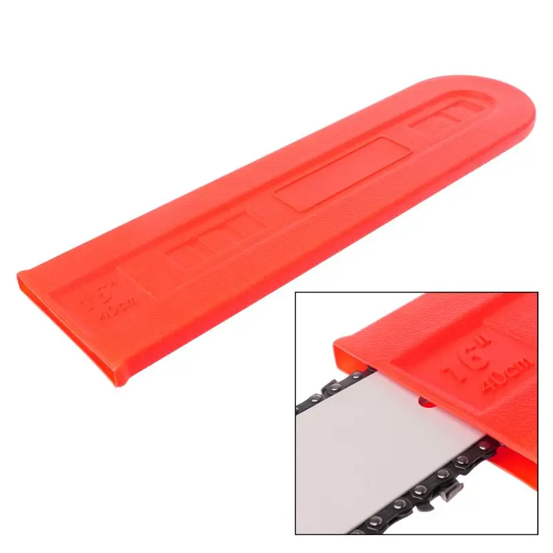 

16\" Orange Chainsaw Bar Cover Guide Plate Protector Chain Guard Case for Agriculture Supplies Accessories B85C