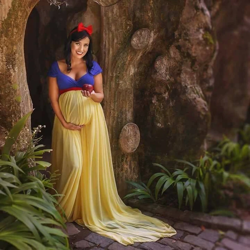 Длинное платье принцессы для беременных платья фотосъемки|Платья| |