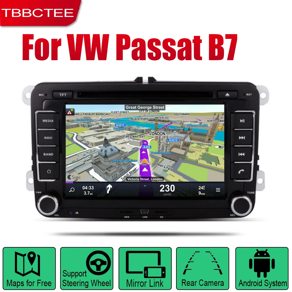 Автомобильный DVD плеер TBBCTEE GPS навигация для Volkswagen VW Passat B7 2011 ~ 2014 Автомобильная