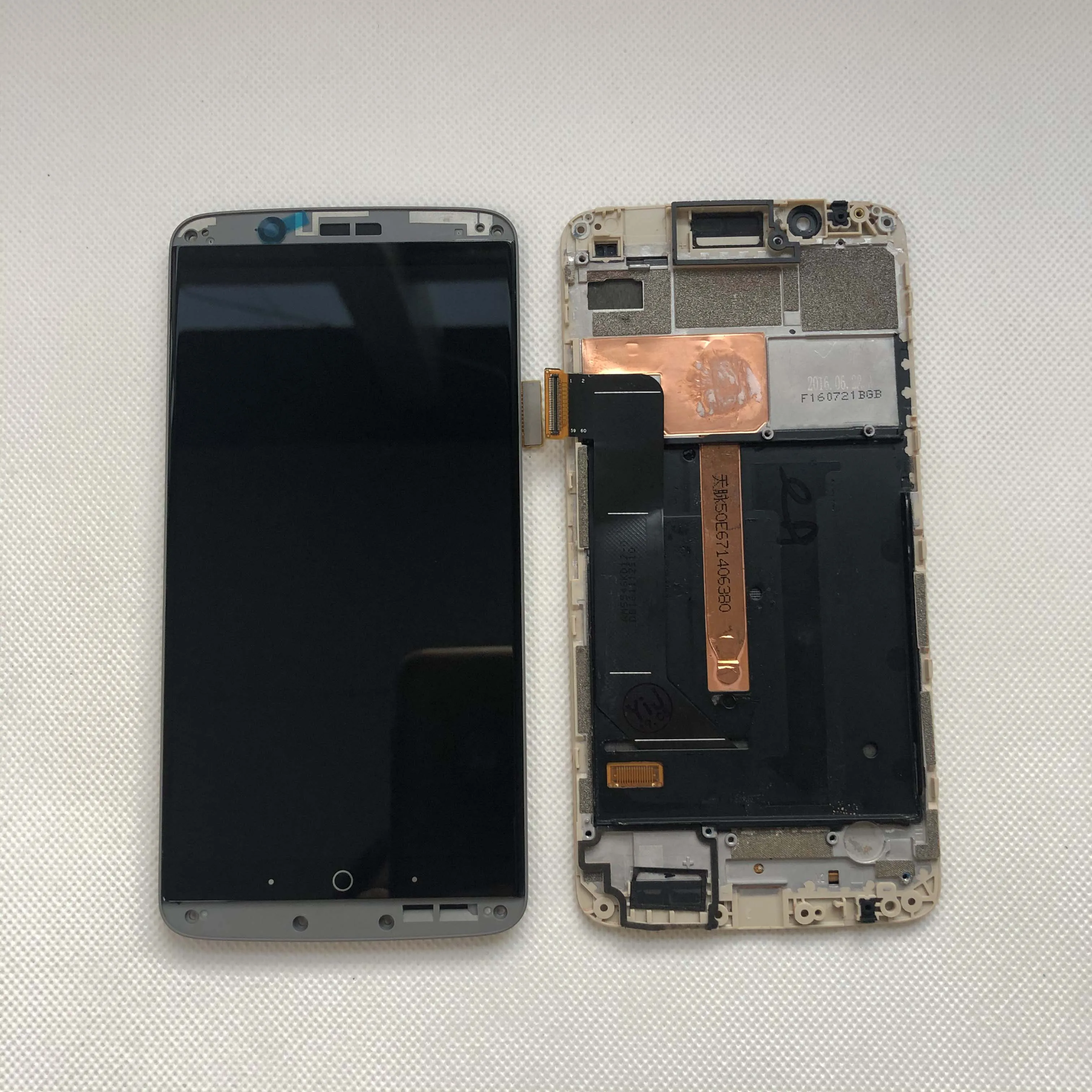 AMOLED 5 для ZTE Axon 7 LCD A2017 A2017U A2017G дисплей сенсорный экран дигитайзер замена аксон