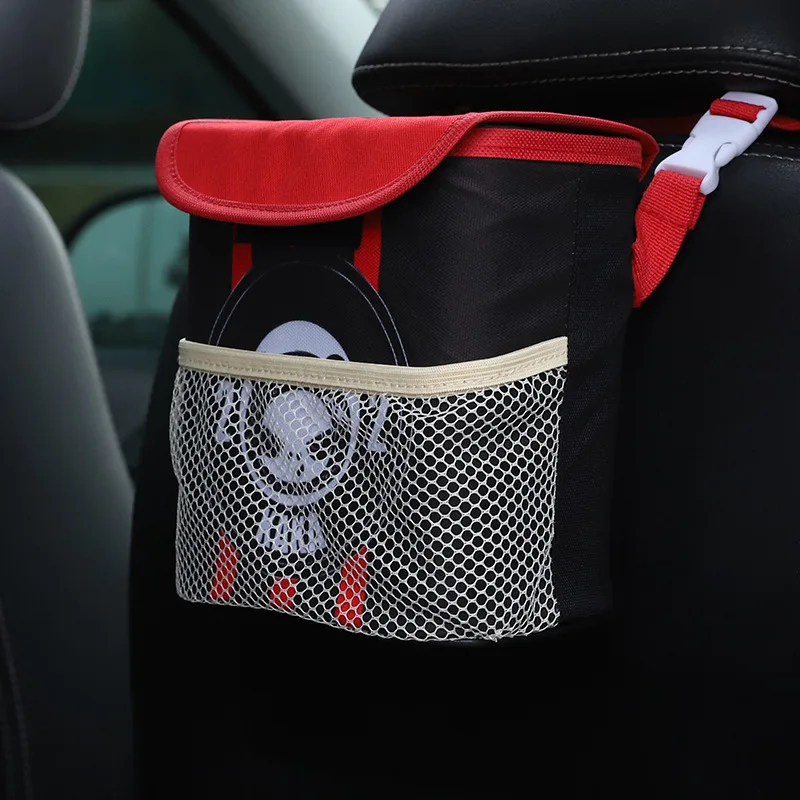 

Creative folding storage box for cars Waterproof back storage Car trash can trash can