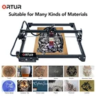 Новый ORTUR Laser Master 2 S2 32-разрядный лазерный гравировальный станок с материнской платой Модернизированный модуль второго поколения с лазерным фиксированным фокусом