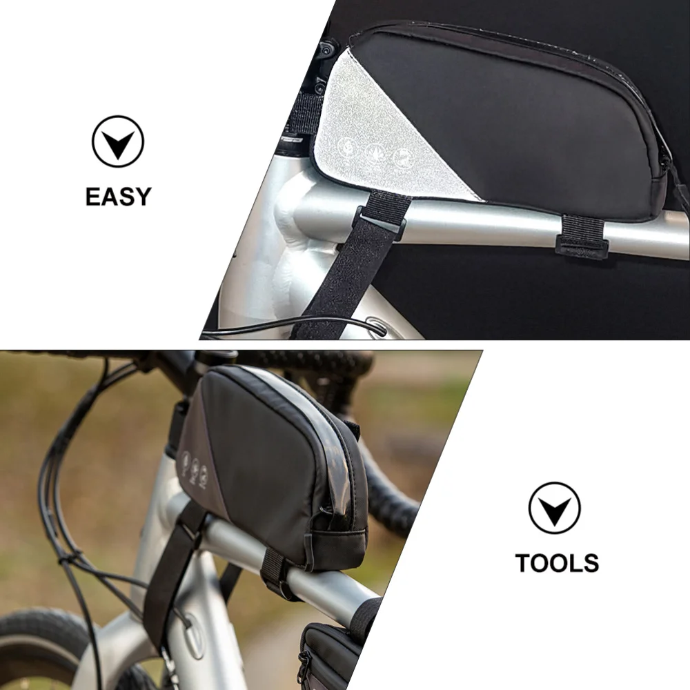 

1pc Convenient Bike Front Beam Pouch Riding Beam Bag Cycling Accessories
