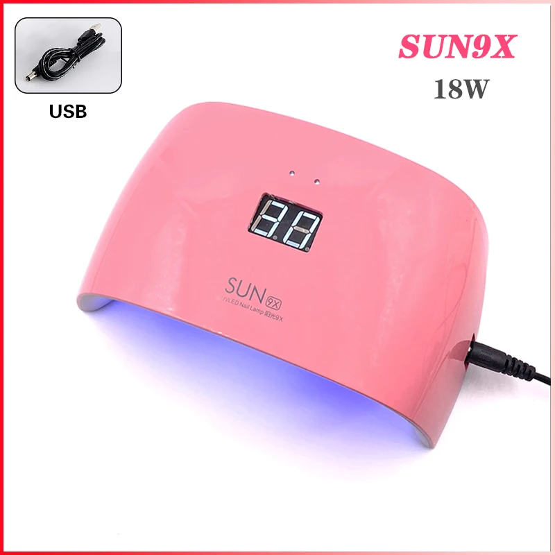 SUN9x 18 Вт светильник для ногтей УФ Сушилка USB клея светодиодный аппарат с