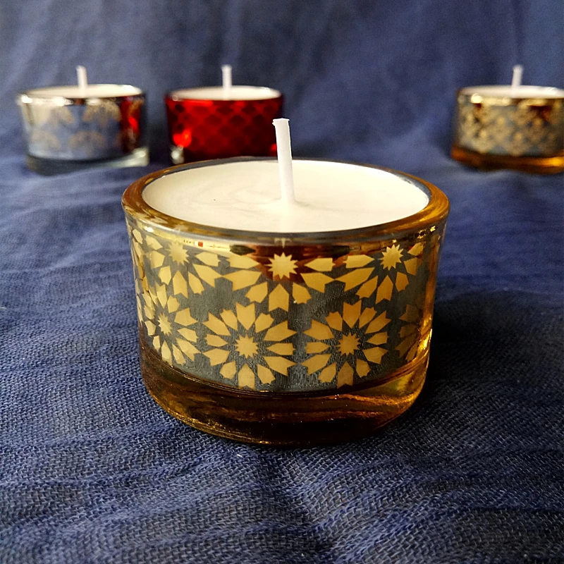 Ароматизированная подсвечник соевый восковая чашка с покрытием без воска
