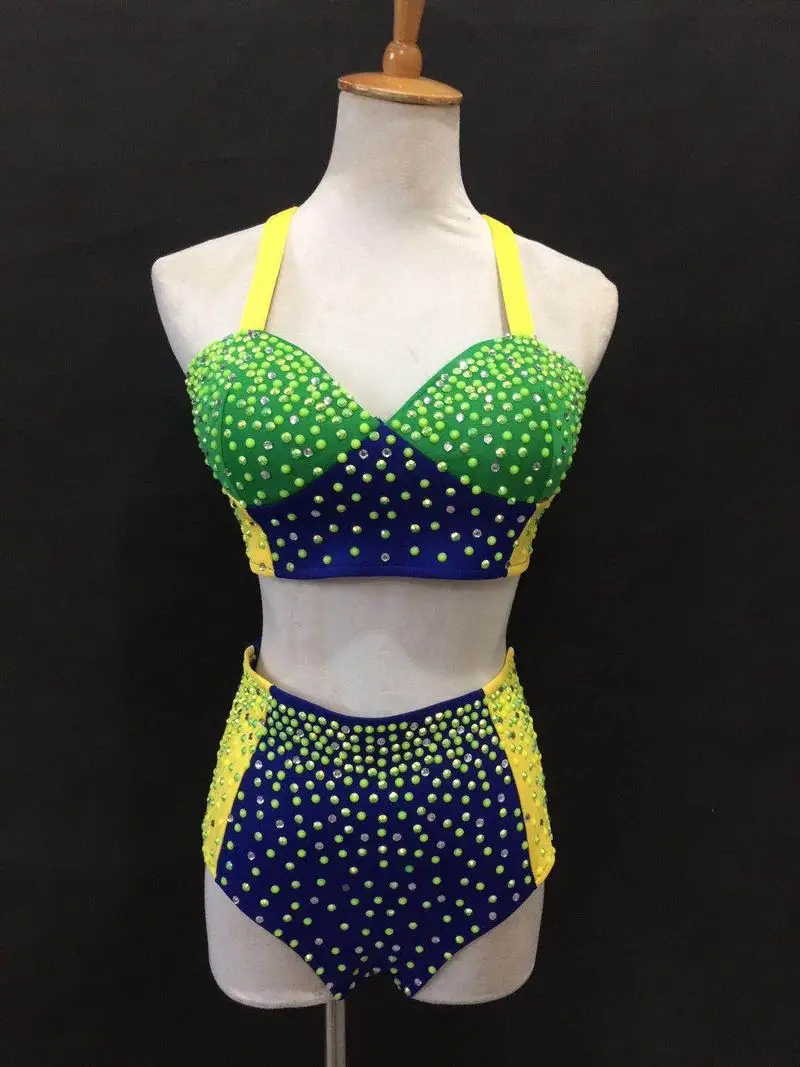 Новый цвет супер плотный горячее сверление сексуальный Сплит комплект из 2