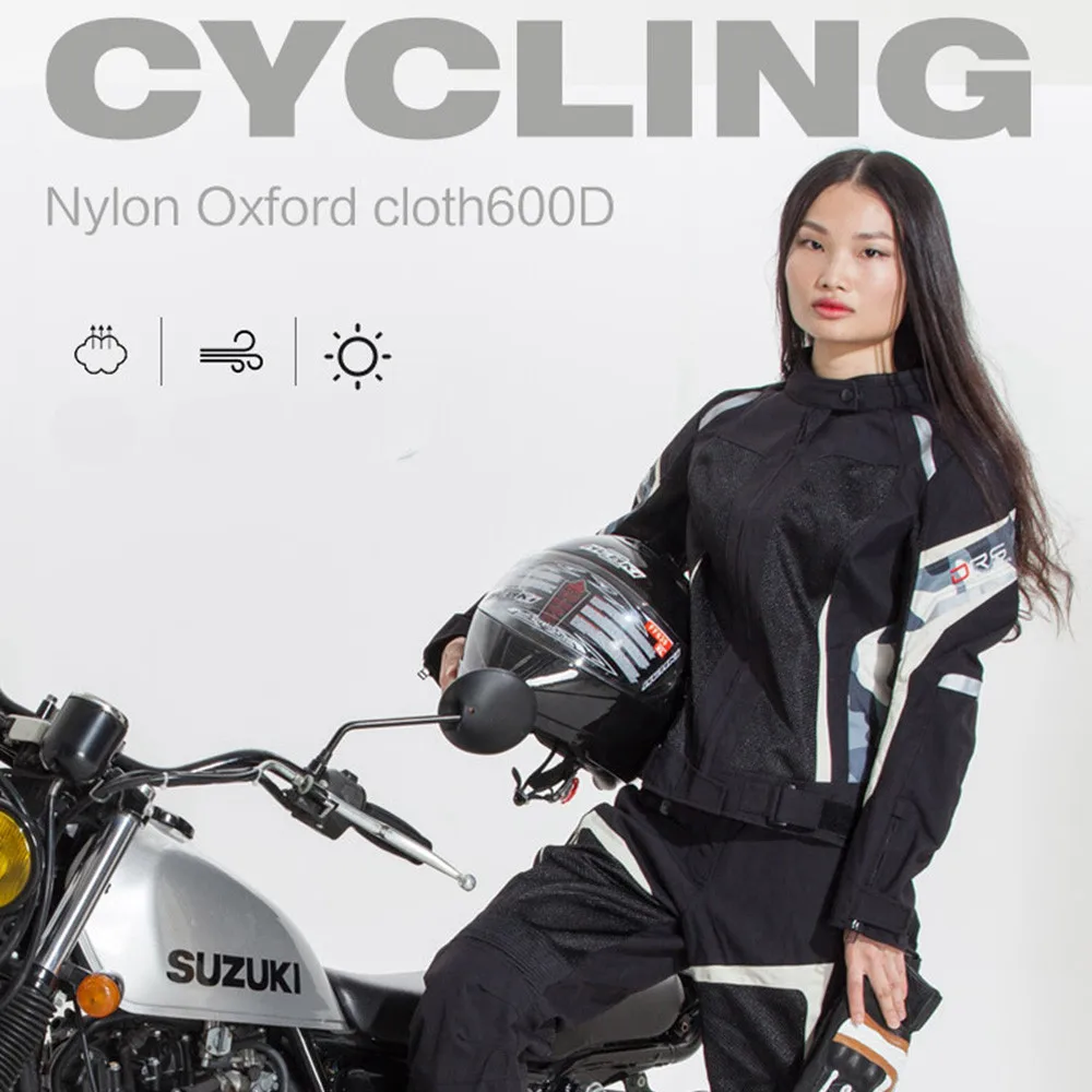 DUHAN Motorcycle Pants Motocycling Trousers Riding Pants Protective Gear Shockproof Knee Motorbike Clothing Women Men Summer enlarge