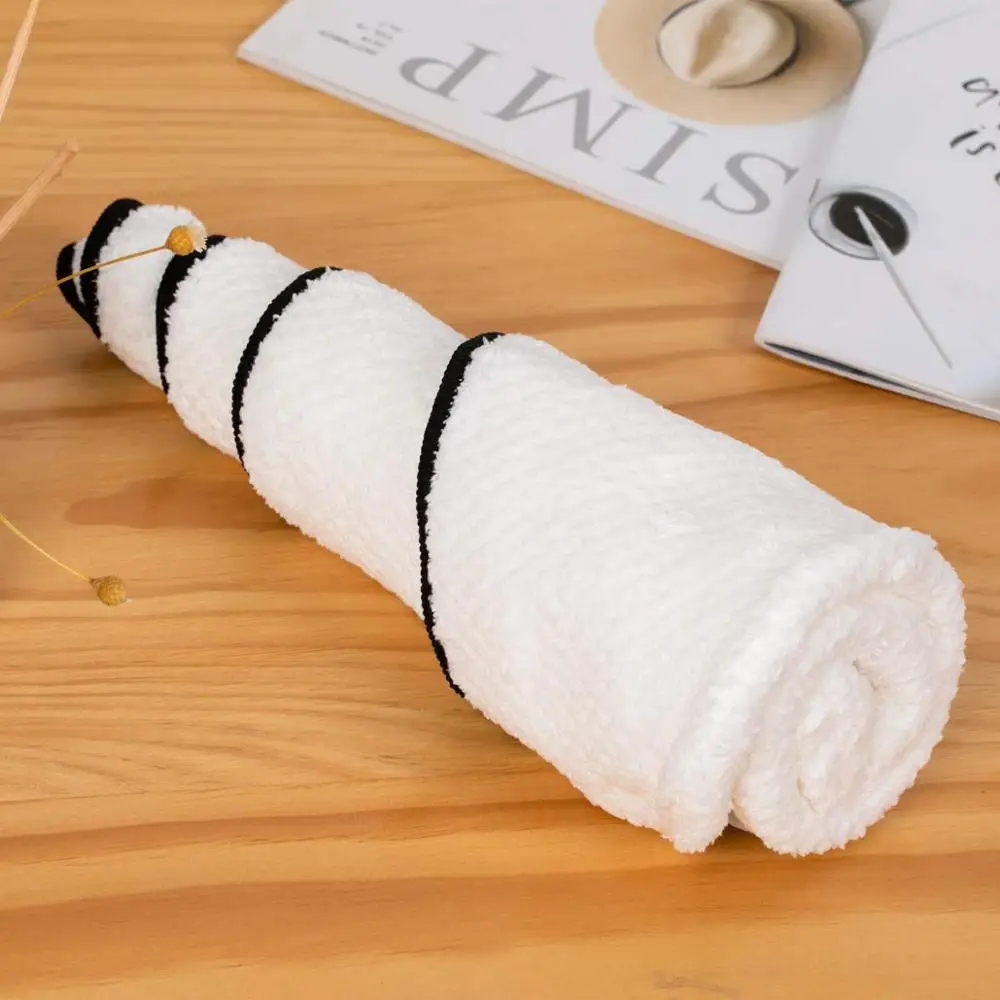 Быстросохнущее полотенце для волос с оберточными салфетками женщин тюрбан