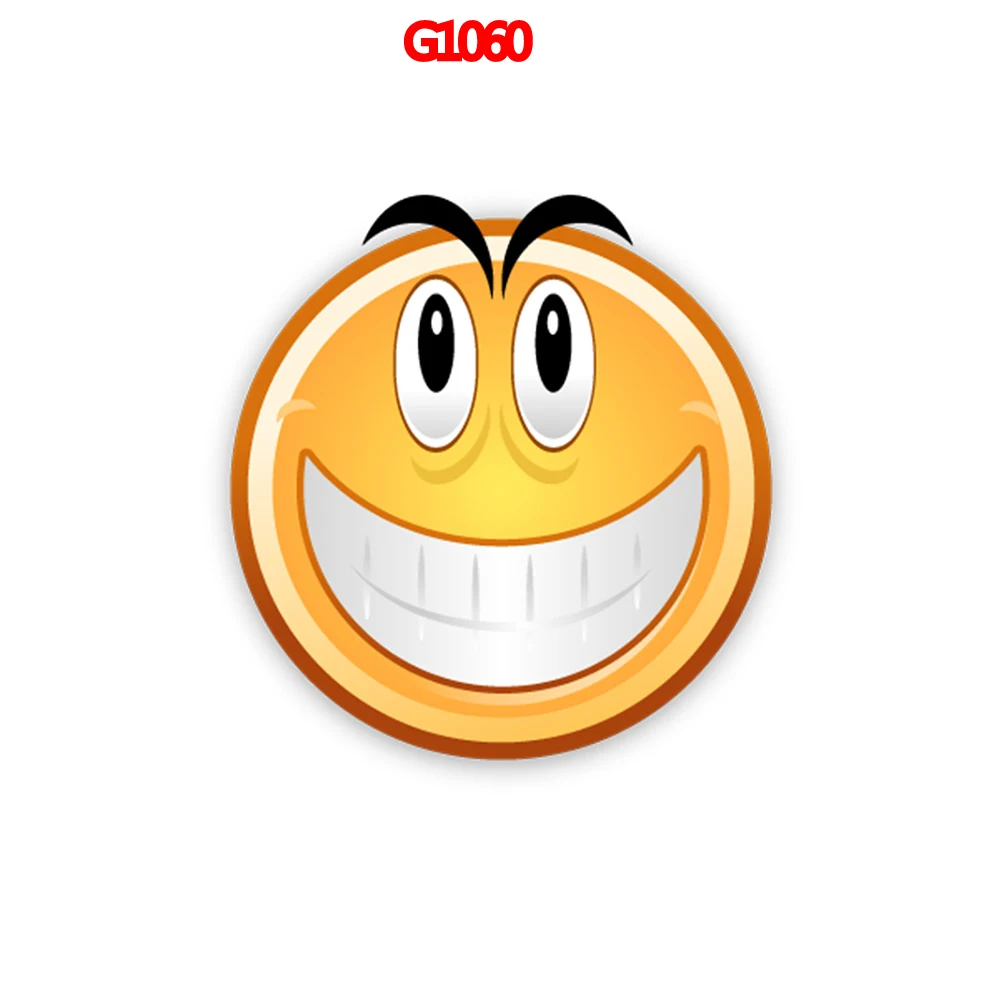 

Милые смайлики, ПВХ, наклейки и Переводные картинки для мотоцикла, внешние аксессуары для стайлинга автомобиля