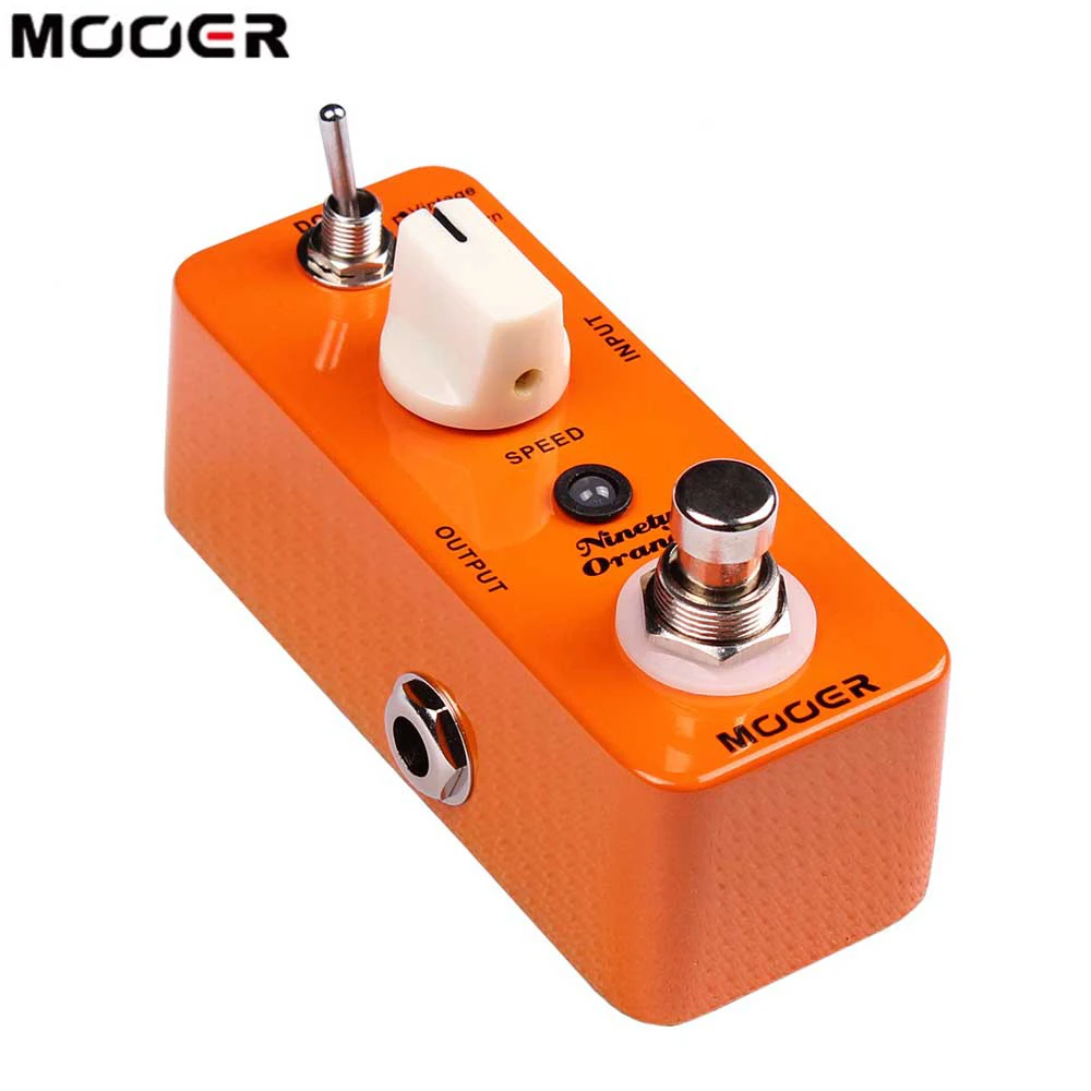 Mooer Phaser Electric Guitar Processor Analog Phaser Guitar Parts and Accessories Vintage Modern Mph1 Ninety Orange Effect Phase enlarge