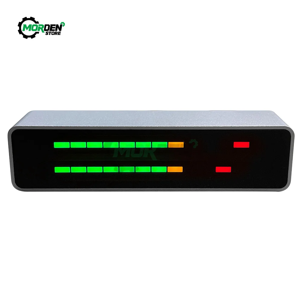 DIY Level Indicator Multicolor LED Music Spectrum 12 Segment Stereo VU Meter Home Sound Control Light Bar Power Amplifier