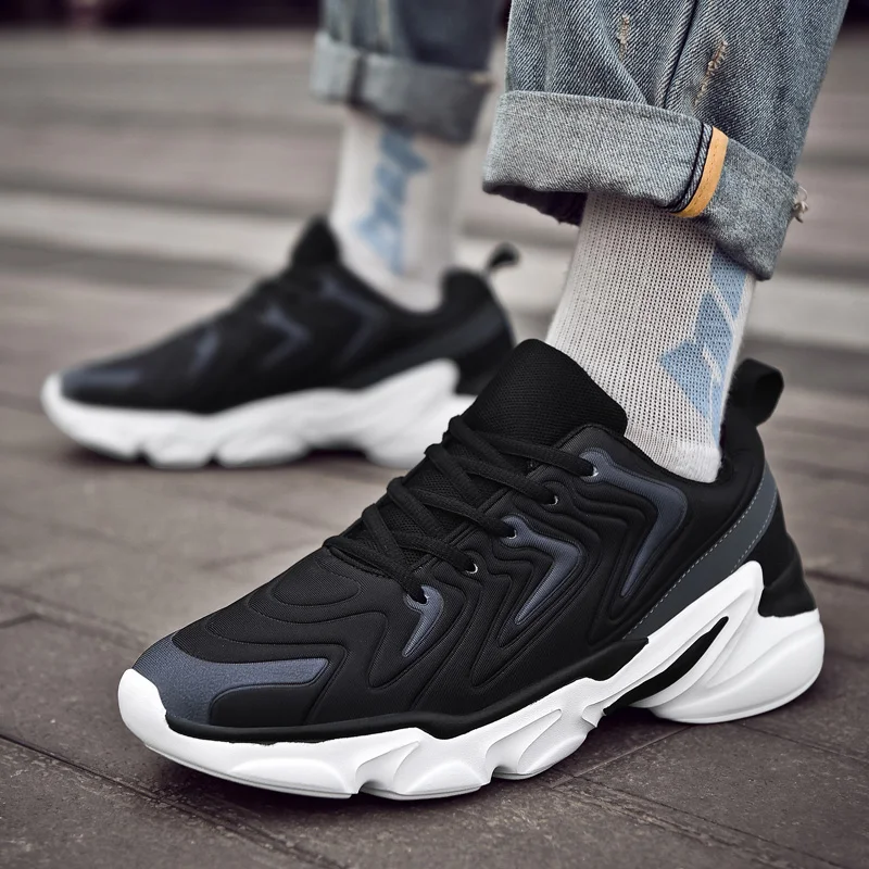 

Men Casual Shoes Lace Up Breathable Designer Sneakers Shoes Men Basket Homme Trainers Sapato Luxury Brand Tenis Masculino 46 Boy