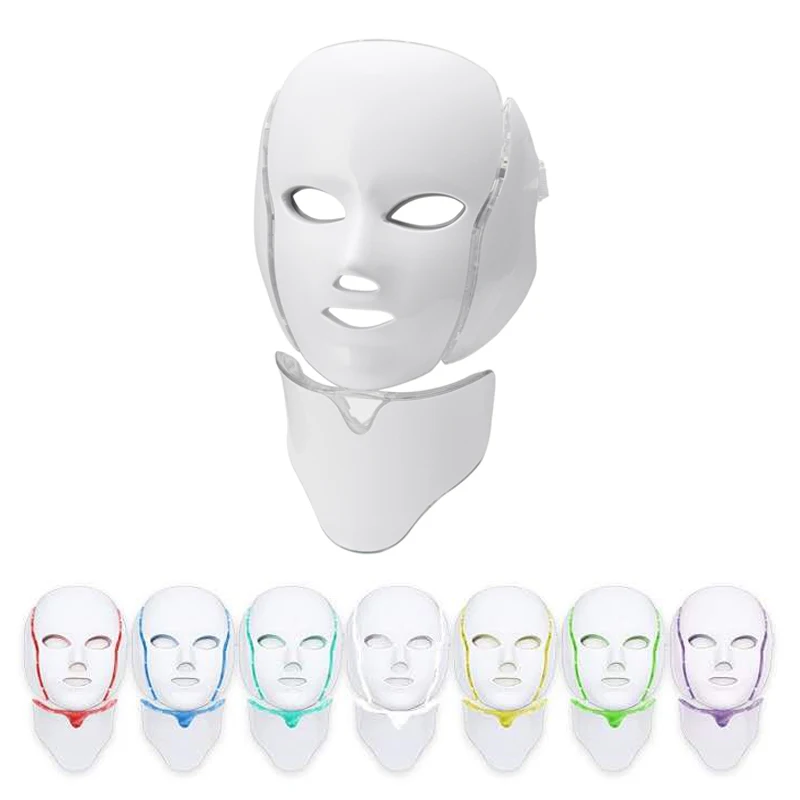 

Фотоновая светодиодный певтическая светодиодная маска для лица, электрическое омоложение кожи, устройство для красоты лица и шеи, удаление...