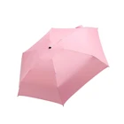 Мини карманный зонт компактный дизайн для путешествий Защита от УФ Солнца дождя зонты 5 складной ветрозащитный Портативный Зонтик легкий