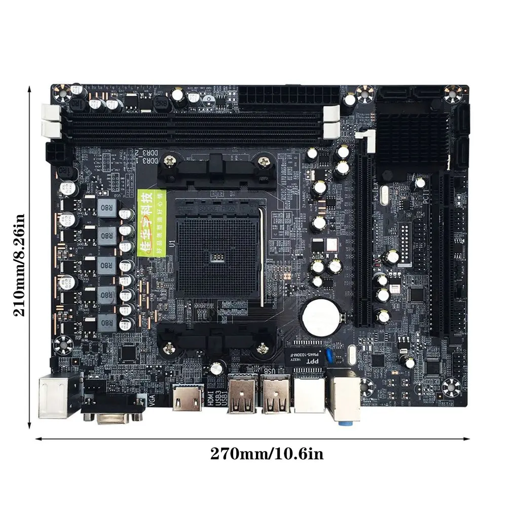 

A88M2 A10 Mainboard A58 PCI-E 2xDDR3 4xSATA2.0 Interface DIMM FM2/FM2+CPU Interface DDR3 For AMD Computer Motherboard