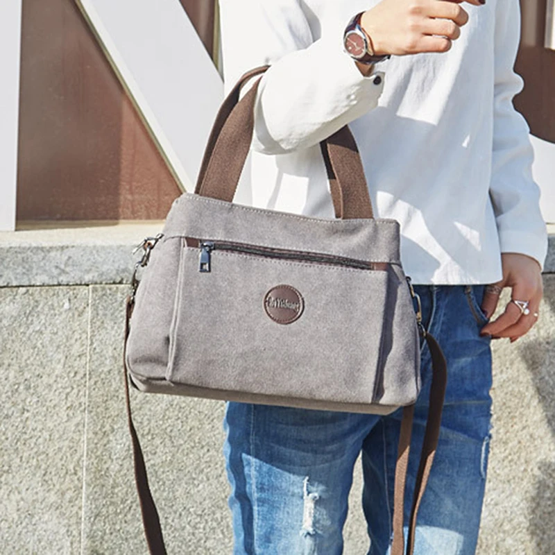

Women Bag Handbags Crossbody Canvas Bag for Woman 2021 Big Bag Canvas Shoulder Tote Female Handbags Lady Designer Messenger Bags