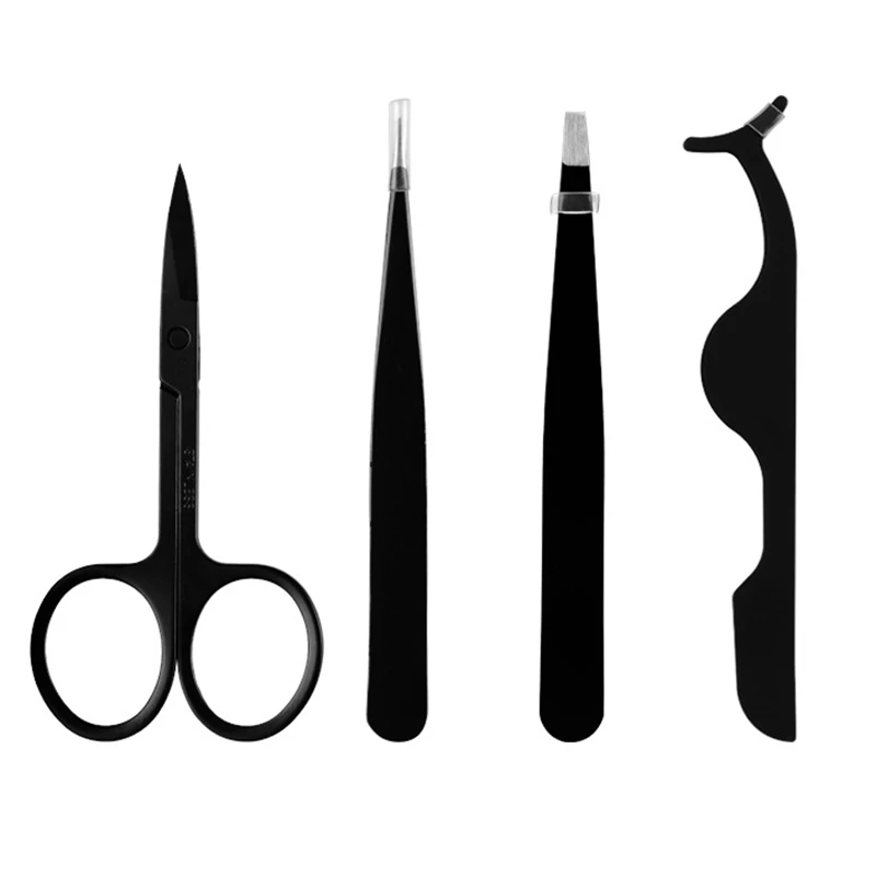 

Eyebrow Grooming Set, Tweezers Set,Stainless Steel Scissors, Eyebrow Kit for Men and Women