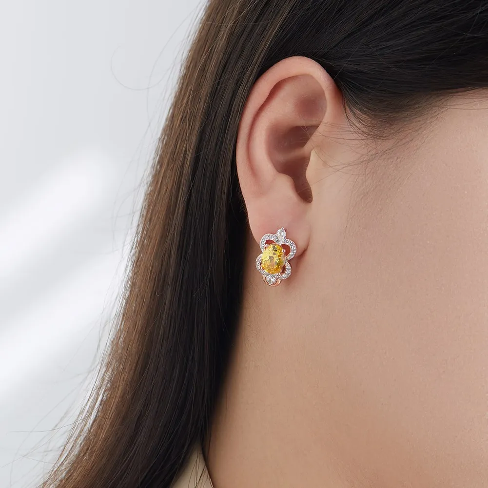 

Женские серьги из серебра 925 пробы с фианитами
