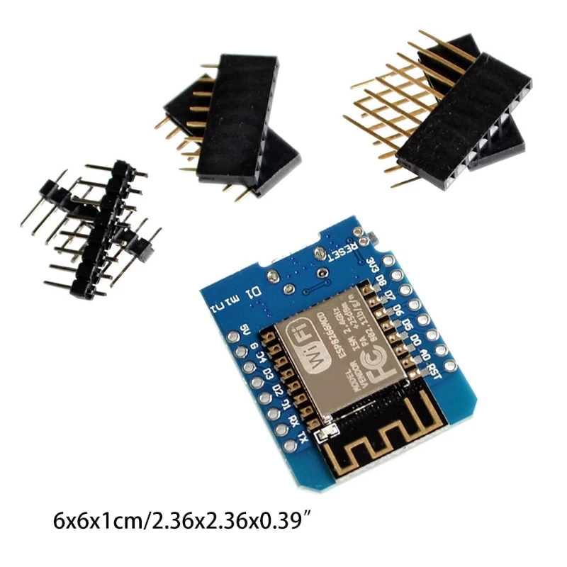 

P8DF 6 Pieces Development Board NodeMcu Mini D1 Module for ESP32 ESP-WROOM-32 WLAN WiFi Internet Development Board