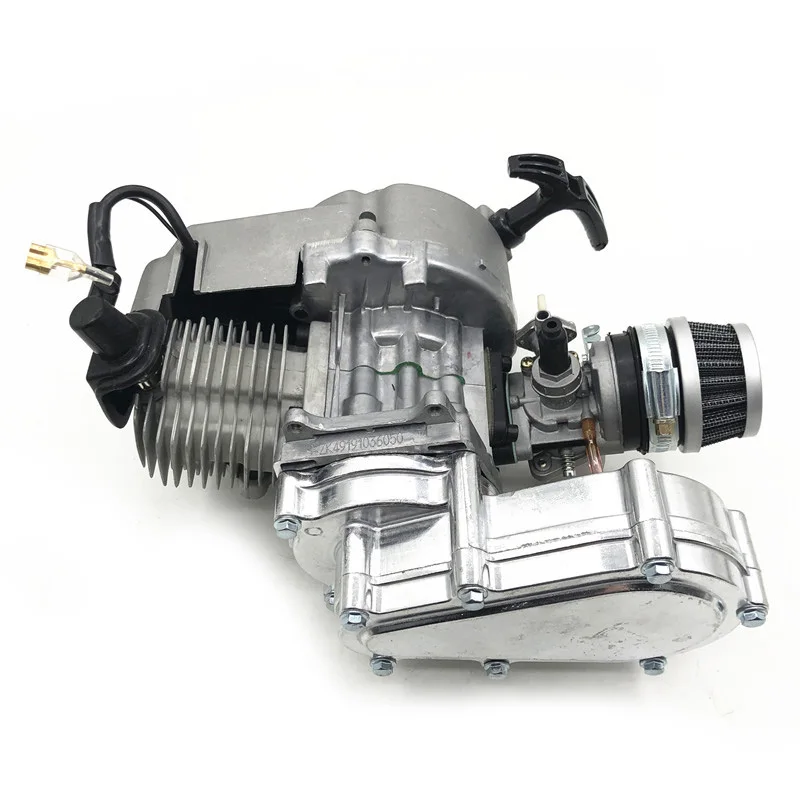 Двигатель 43cc 47cc 49cc 2 тактный двигатель для мини карманного велосипеда скутера