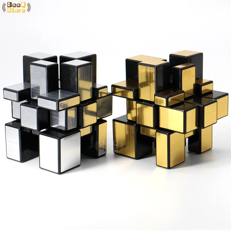 Shengshou 2x2 3x3 зеркальный куб магический Золотой Серебряный Матовый 3x3x3 для детей