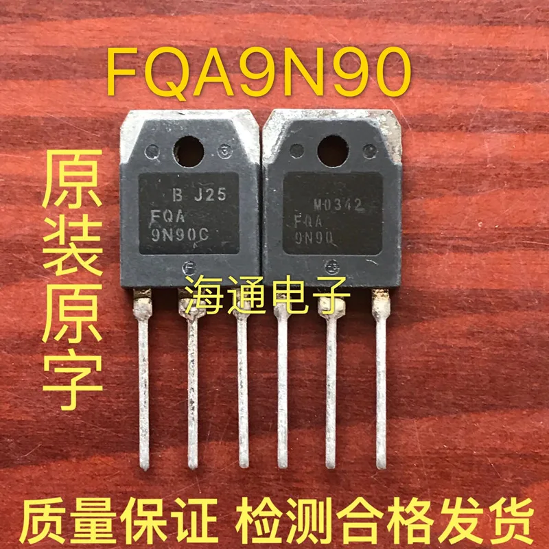 

Original Used Goods 10pcs FQA9N90C FQA 9N90 MOSFET N-CH 900V 9A TO-3P TO-247 Commonly used in welding machine Quality assurance