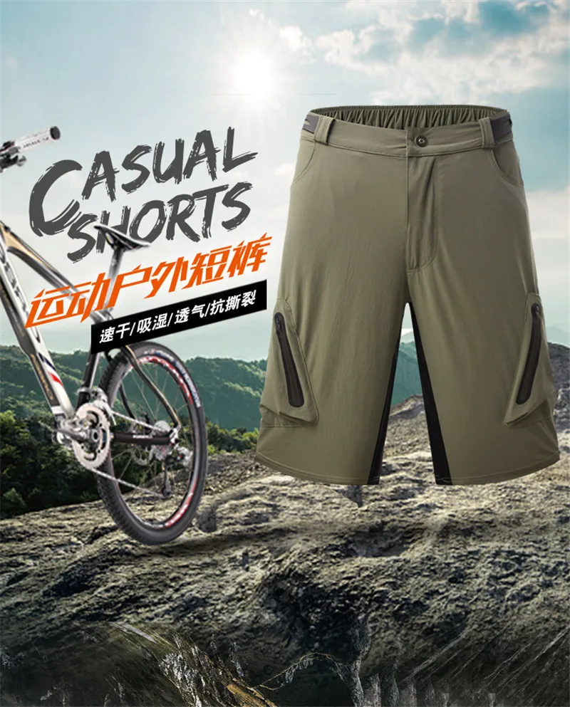 Короткие шорты Cycliste Homme, летние шорты для горного велосипеда, для спорта на открытом воздухе, для езды на велосипеде, бега, пешего туризма, рыбалки, шорты, брюки