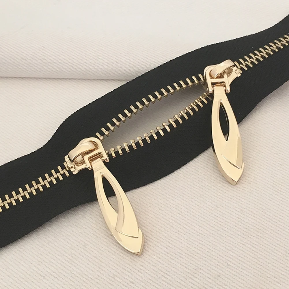 1Pcs Universal Instant Fix Zipper Repair Kit Replacement Zip Slider Teeth Rescue New Design Zippers For Sewing Clothes Gold