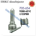 ERIKC 7135-654 комплект для ремонта инжектора L133PBD распылительная Форсунка 9308-621C клапан для EJBR00501Z 3S7Q9K546BB RM3S7Q9K546BB 02C2S30226