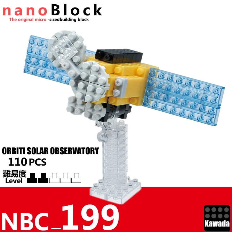 Nano Block Sun Gazing Satellite Nbc _ 199 Новинка! NBC199 Nanoblock обсерватория на орбите солнечной [Мини