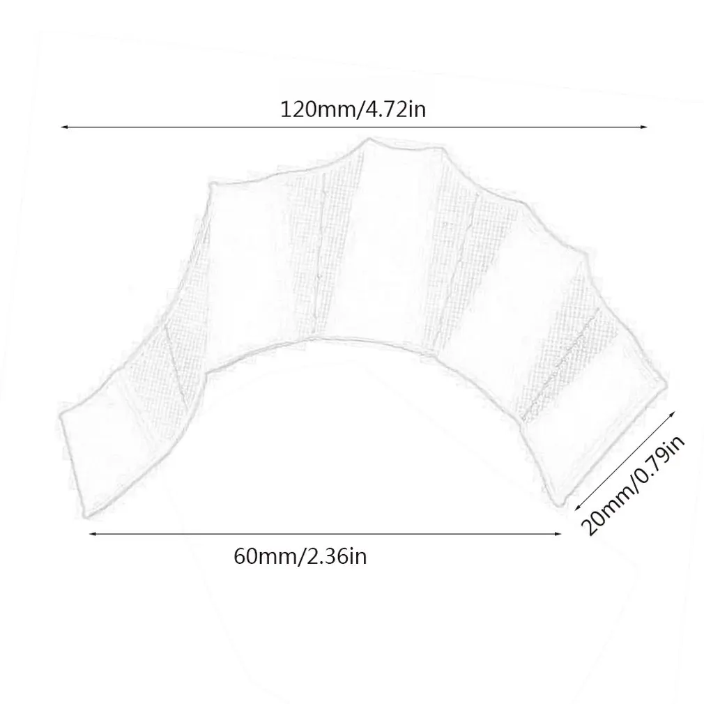 Comfortable Anti-Slip Swimming Flippers Hand Swim Trainning Half Finger Gloves Fins Webbed Paddle | Спорт и развлечения