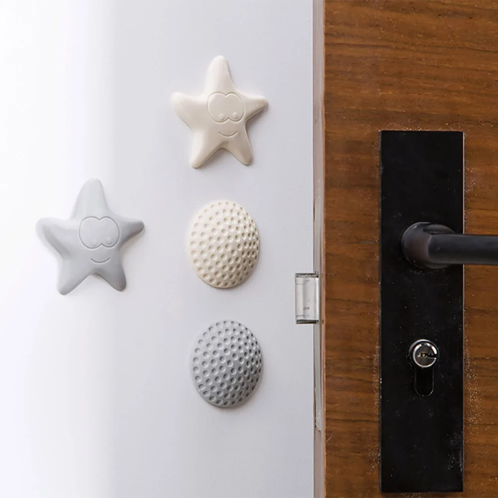 Креативный дверной ограничитель брызговик Настенный Протектор дверная ручка