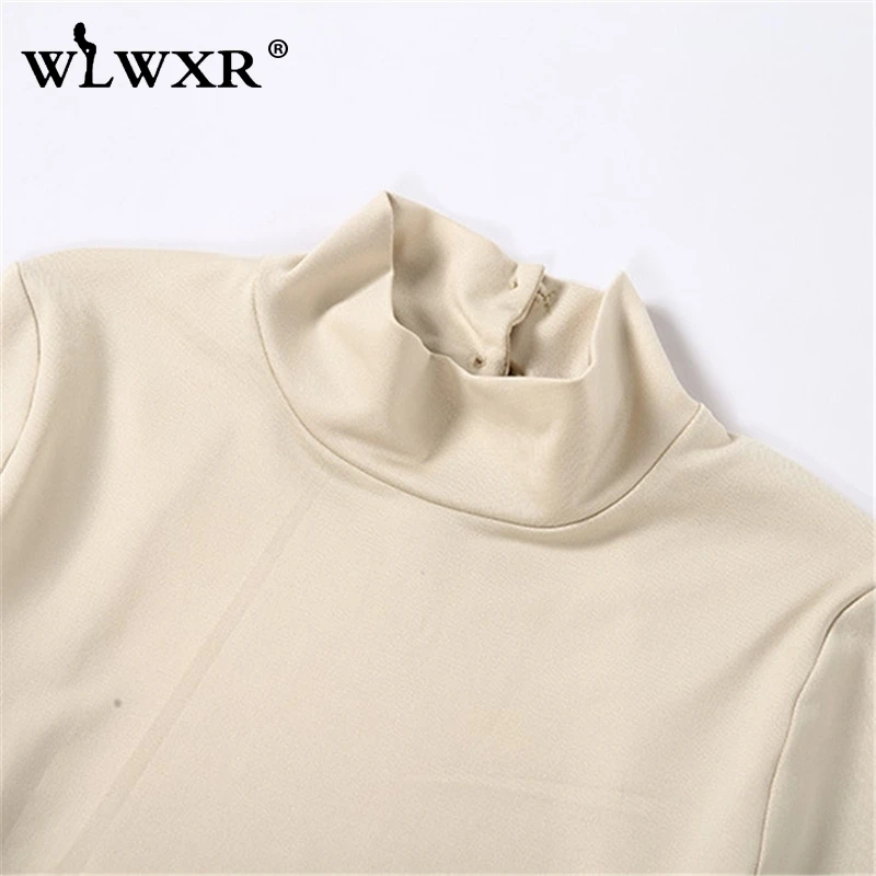 WLWXR сексуальный клубный комбинезон с открытой спиной и длинным рукавом белый