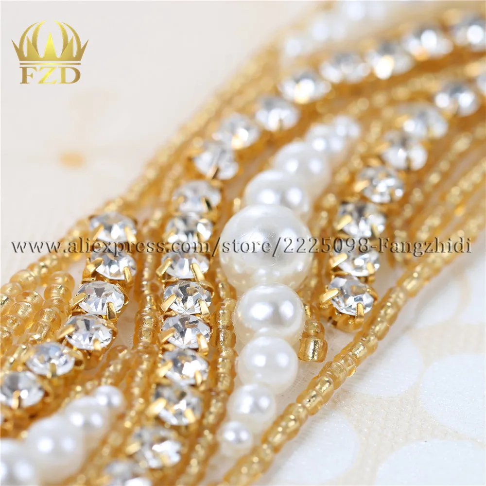 (10 ярдов) Горячая фиксация утюгом на шитье оптовая продажа свадебных платьев