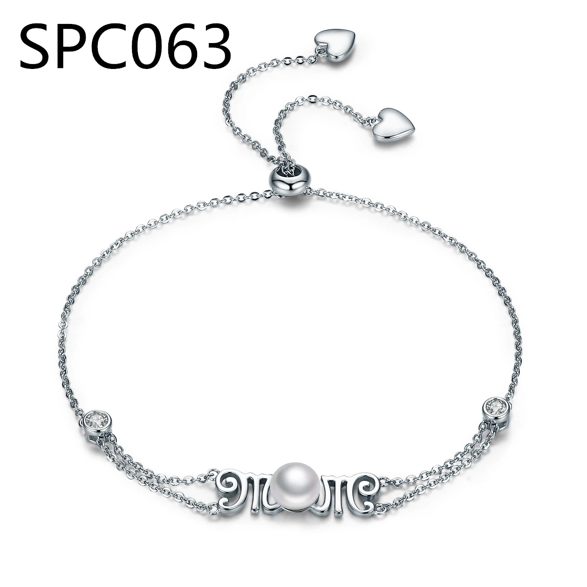 

(Without Box) SPC4 European Fashion Blue Ocean Style Glass Charms Bracelets Silver Plated Beads Bracelets Diy Jewelry
