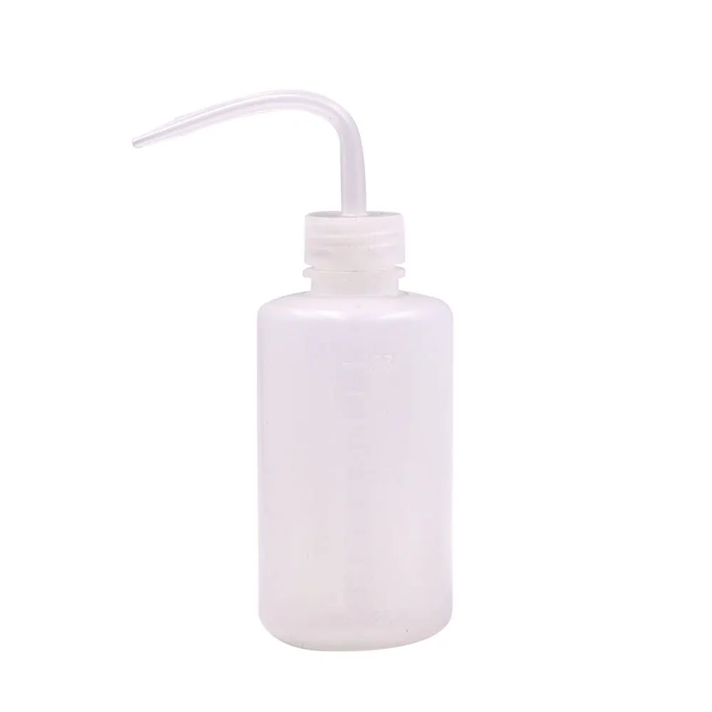 250 мл прозрачная пластиковая бутылка для вымывания выжималка мытья лабораторная