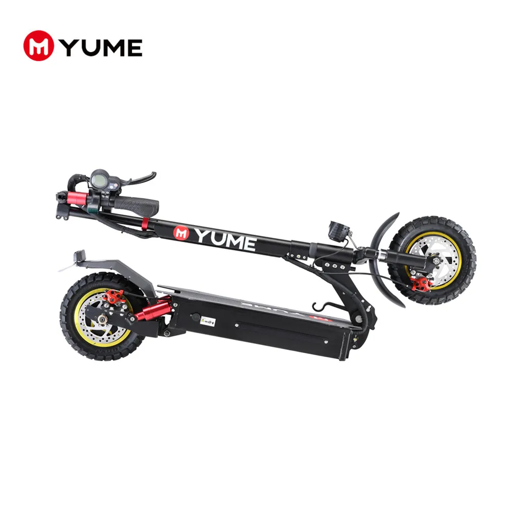 Электрический скутер YUME 1000 Вт складной гироскутер с толстыми шинами